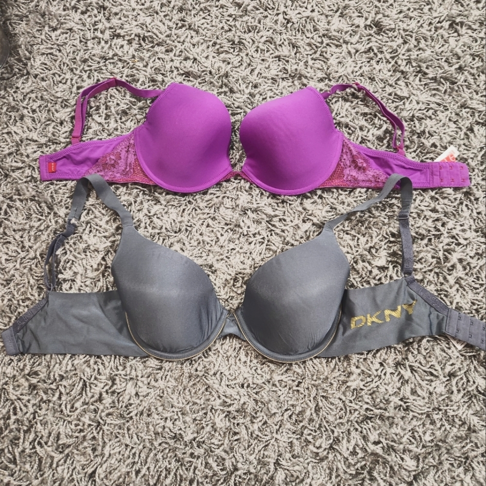 2 32DD Bras- DKNY and Josie